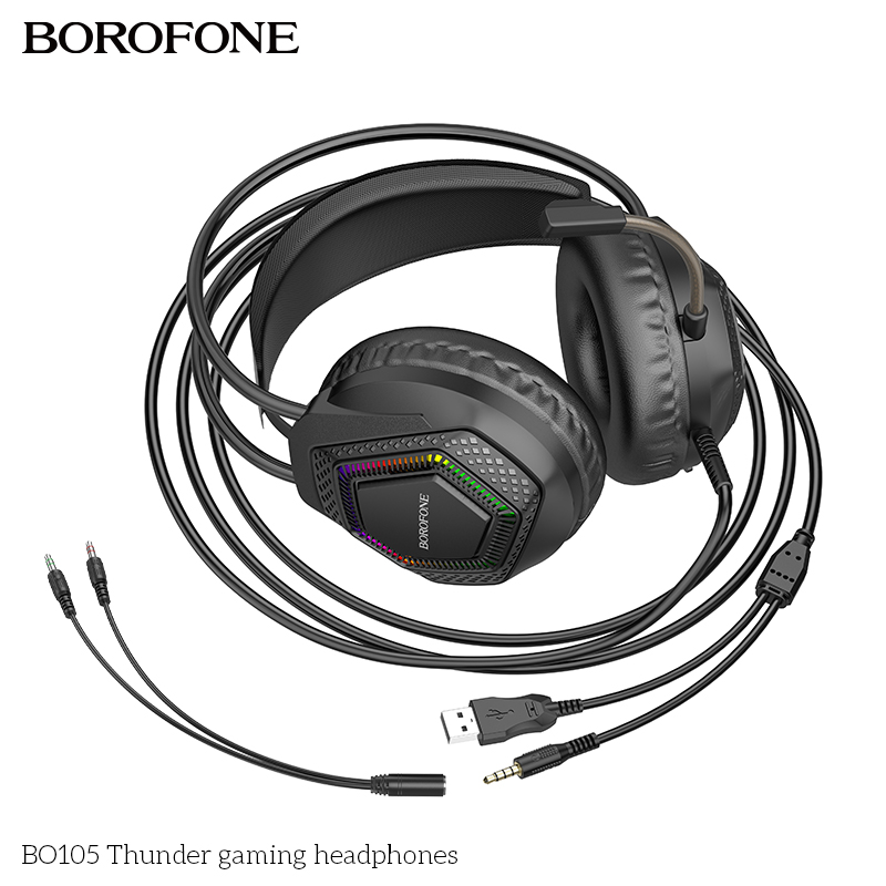 BOROFONE BO105 Thunder wired gaming headset NZ 5